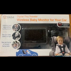 4.3 Inch Tiny Traveler Digital Wireless Baby Matte Black with night vision.